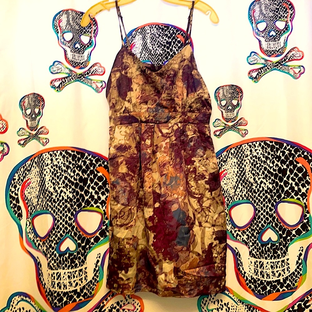 Watercolor Forever 21 mini dress